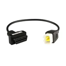 

6pin To 16pin Motorcycle OBD2 Adaptors OBD Diagnostic Cable Extension Connectors For Delphi BENELLI TNT GT TRK
