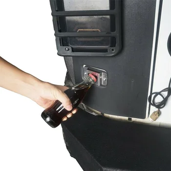 

License Plate Delete Bottle Opener For Jeep Wrangler JK 2007-2018 Useful Durable