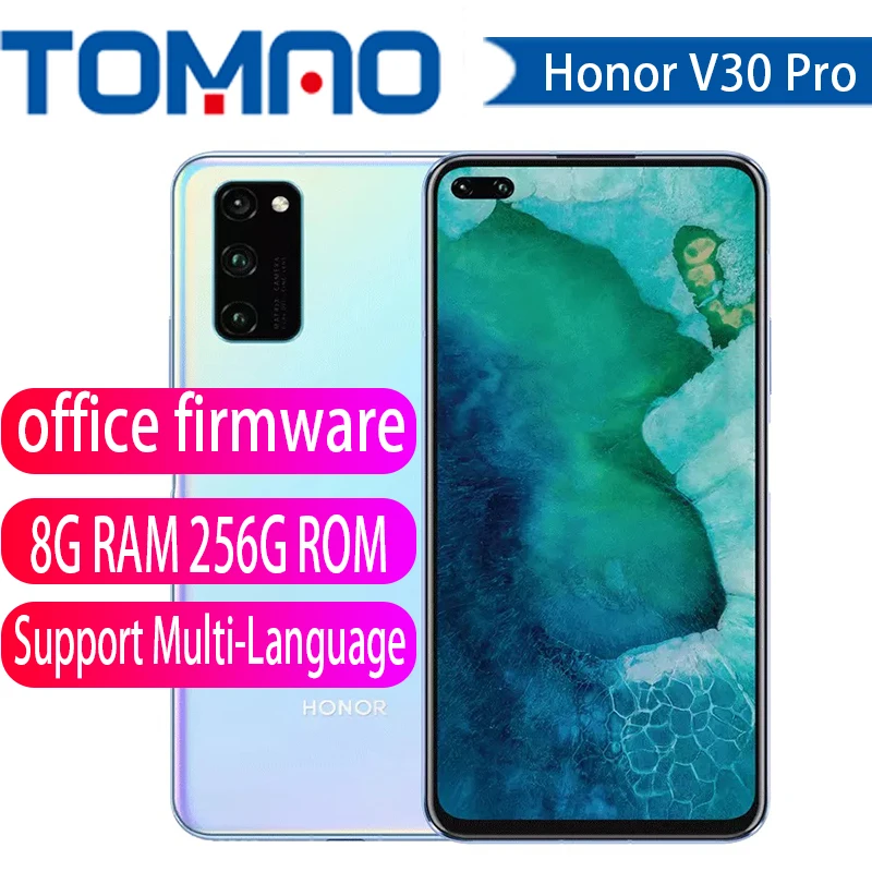 Сотовый телефон Honor View 30 Pro 5G версия 8 ГБ ОЗУ 128 256 Гб ПЗУ Восьмиядерный Kirin 990 SA/NSA