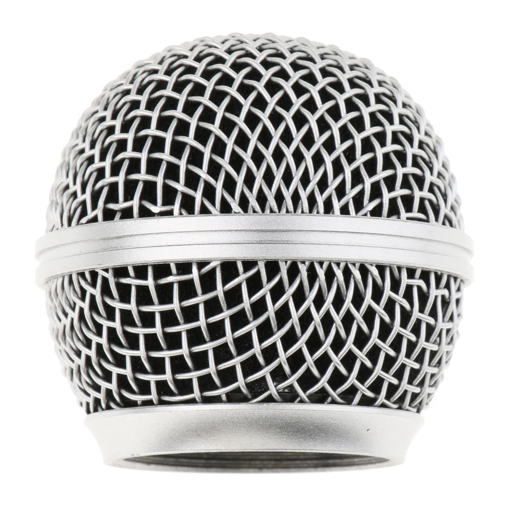 Durable Steel Microphone Grille Mic Mesh Grill Ball Head Rust Resistant