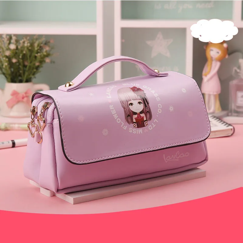 Милый чехол для карандашей Kawaii Kids Girl Pencil, многофункциональная сумка, сумка для ручек, школьные принадлежности, канцелярские принадлежности, подарки - Цвет: C10