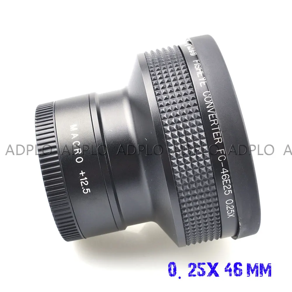 Pixco 46 мм 0.25X Супер широкий угол макросъемки Рыбий глаз объектив резьба для Canon Fuji FX NIKON PENTAX DSLR SLR камеры