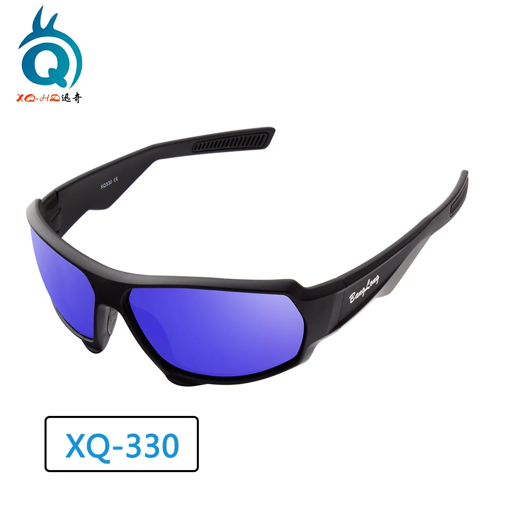 blue lens Поляризованные солнцезащитные очки для мужчин и женщин, уличные солнцезащитные очки для велоспорта с защитой от ультрафиолета, спортивные солнцезащитные очки для рыбалки - Цвет: blue lens