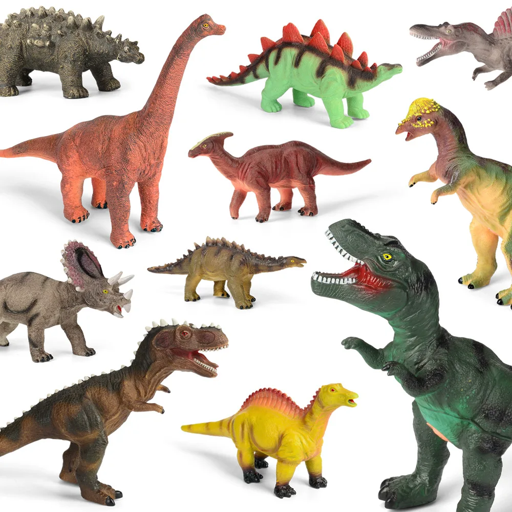 

Soft Silcone Sound Making Cotton Filling Dinosaur T-Rex Model Toy Large Size 43cm Dinosaur Toy Boy Gift