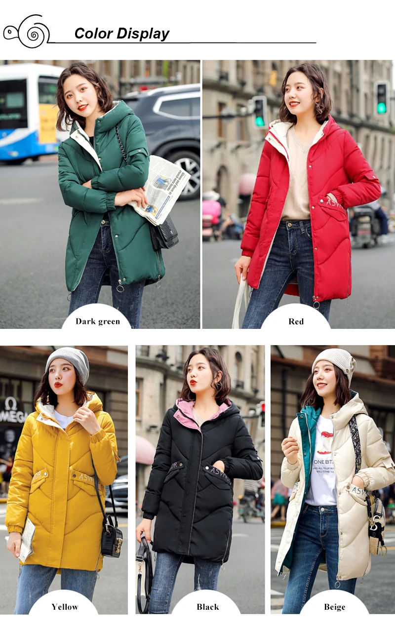 5 цветов, женское длинное пальто с подкладкой, однотонная парка, Chaqueta Mujer Invierno, лидер продаж, зимняя женская куртка с капюшоном