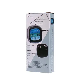 

New TS-S62 Digital Colorful Touchscreen Oven Thermometer Instant Read Probe Cooking Food BBQ Kitchen Thermometer
