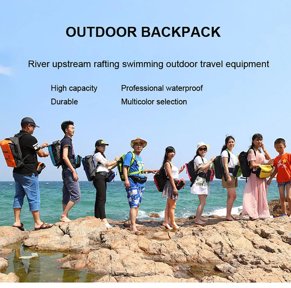 Natação ao ar Livre à Prova Viagem à Prova Dwaterproof Água Mochila Rafting Esportes Caiaque Canoagem Seco Oceano Pacote 25l Pvc 1 canoagem viagem à prova dwaterproof água seco oceano pacote
