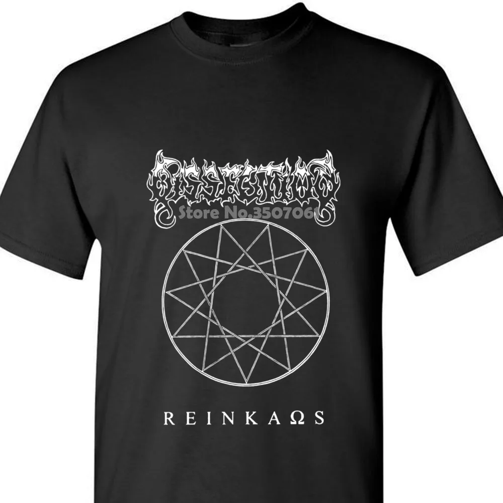 Dissection Reinkaos футболка S M L Xl Xxl черная с металлическим принтом Death Официальный Новый