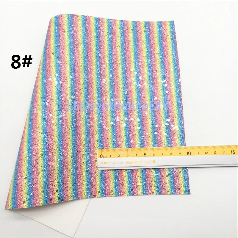 1 шт., 21X29 см, блестящая ткань, плотная блестящая кожа, блестящая полоска, кожаные листы для изготовления луков, LEOsyntheticoDIY T368A