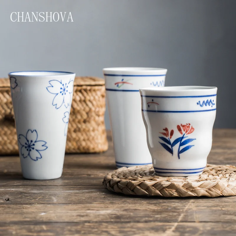 CHANSHOVA 160/200 мл современная простая ручная роспись под глазурованной керамикой