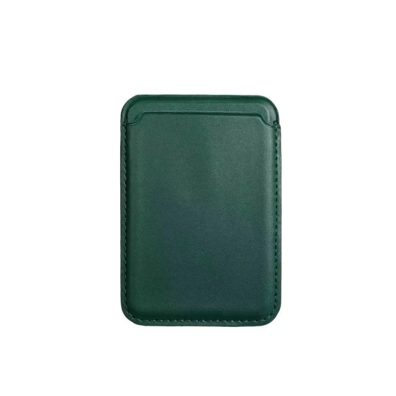Genuine Leather Magsafe Card Case For iPhone 12 Pro Max Mini Magsafing Magnetic Fashion Wallet Card Package Holder  (5)