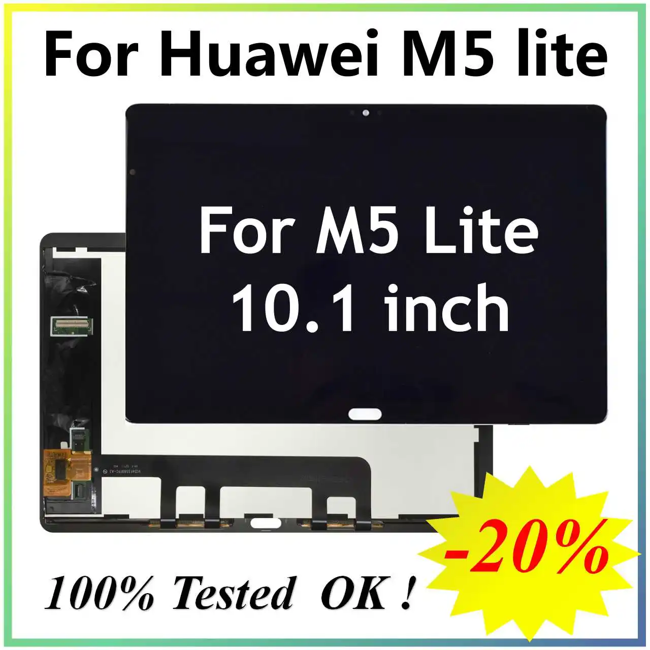 ЖК-дисплей 10 1 дюйма для Huawei MediaPad M5 Lite LTE BAH2-L09 сенсорный экран с дигитайзером в