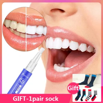 

PUTIMI Gel Teeth Whitener Effective Teeth Whitening Pen Bleaching Remove Plaque Stains Cleaning Teeth Serum Pen Oral Dental Care