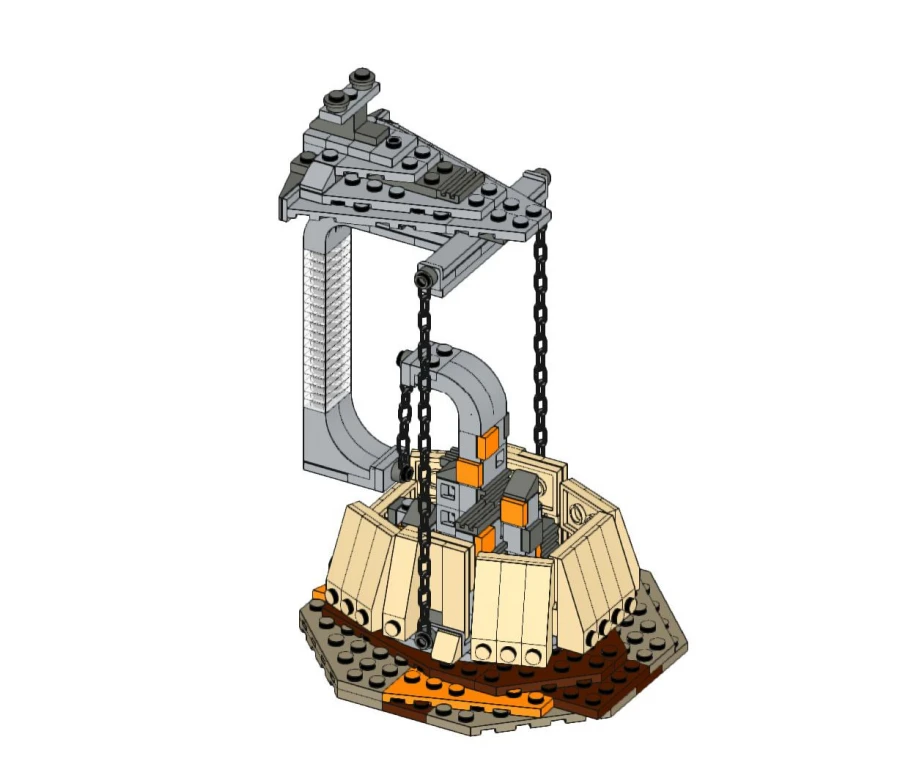 

Compatible With Lepininglys MOC 40356 Tension Balance Suspended Sirship Star Wars Children's Modular Toys