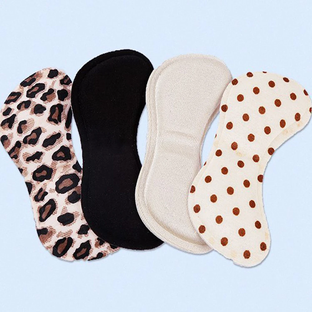 Heel stickers 4D Soft memory foam Foot Care Tool New Sticky Fabric Shoe Back Heel Inserts Insoles Pads Cushion Liner Grip Pad