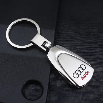 

1pcs Car Accessories 3D Metal Car Key Ring Fashion Brand Auto Emblem Keychain For Audi a3 a4 a5 a6 a7 a8 Q3 Q4 Q5 Q6 Q7 b8 b6
