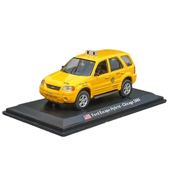 

ESCAPE HYBRID CHICAGO 1/43 scale classic alloy die-casting taxi static simulation model children's toy gift display