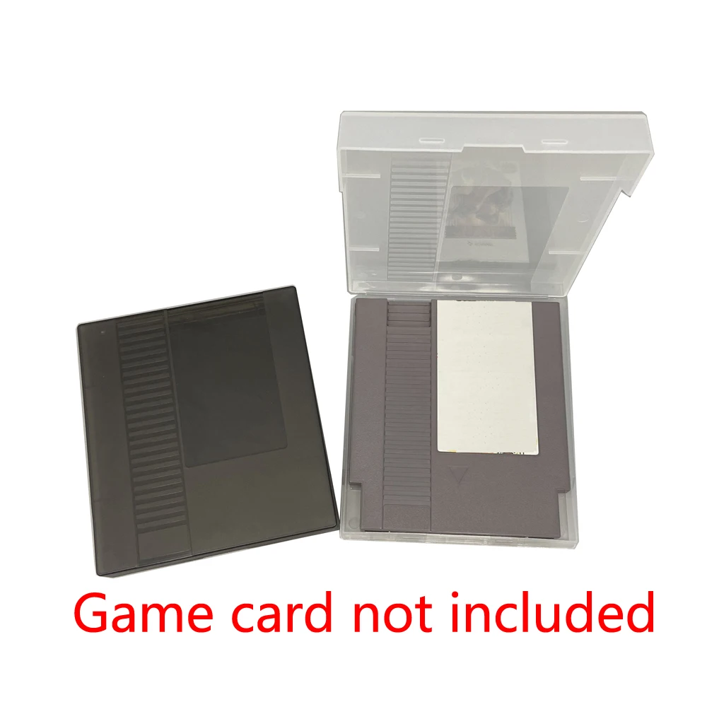 

10 pcs a lot Transparent Storage Box Collection box Protector Case for NES for FC Game Cartridge Box EU / US version