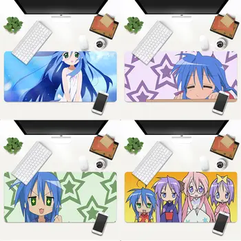 

MaiYaCa Izumi Konata girl DIY Design Pattern Game mousepad Gaming Mouse Pad Large Deak Mat 700x300mm for overwatch/cs go