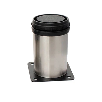 

Adjustable Height Sofa Bed Furniture Home With Screws Water Resistant Brushed Stainless Steel Table Moisture Proof Cabinet Leg