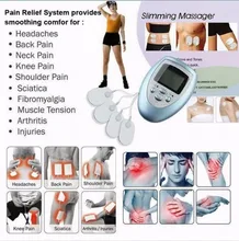 LCD screen electric massager slimming relaxation pulse muscle pain relief fat burning physical therapy machine weight loss
