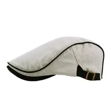 Унисекс Винтаж саржа хлопок бейсбол британский стиль береты кепки Винтаж Регулируемая шапка зимная папа темперамент береты шапки
