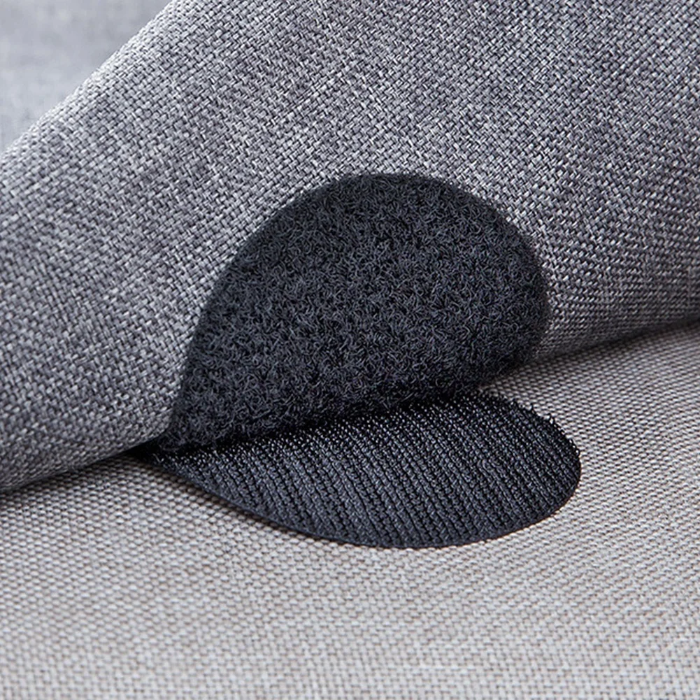 20 stykker/10 par anti-krølling tæppe tape tæppe gribere Velcro Fastgør tæppesofa og lagner på plads og hold hjørnerne flade