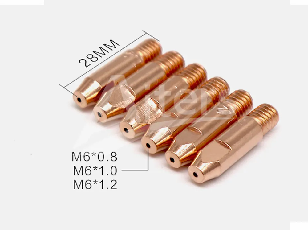 35 piezas de conjunto para boquillas de pistola de soladura MIG 24KD M6x28mm