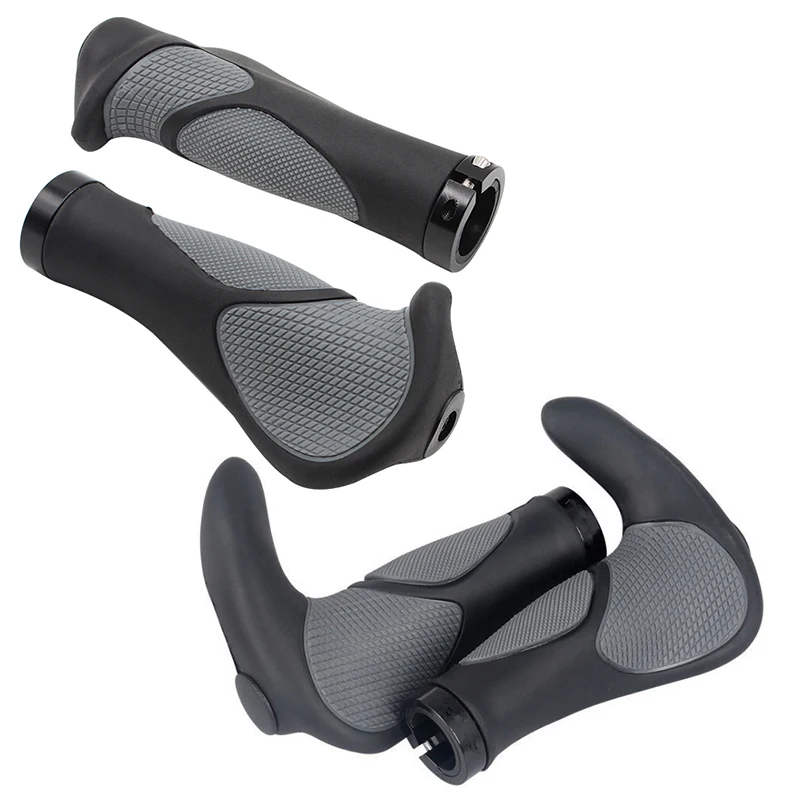 

MTB Road Cycling Skid-Proof Grips Anti-Skid Rubber Bicycle Grips Mountain Bike Bicycle Handlebars Grips Absorption Bar End