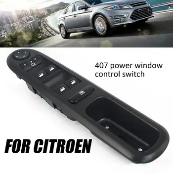 

Power Window Control Switch Plastic Left Front Main Window Control Switch Suitable For Citroen Logo 407 1 Pcs