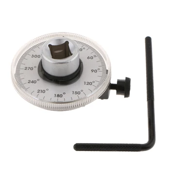 

360 Degree 1/2 Drive Torque Angle Gauge Meter Angle Rotation Measurer Wrench