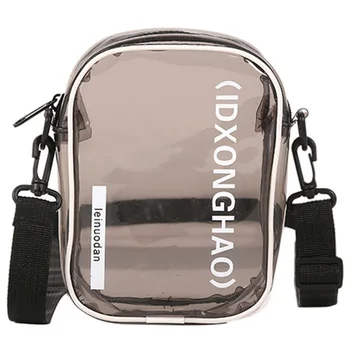 

Letter Clear Ladies Transparent Bag Wild Luxury Messenger Bag Shoulder Bag Ladies Fashion Messenger Bag Black