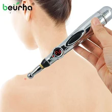 Электронная акупунктурная ручка электрическая лазерная терапия Массажная ручка акупунктурный магнит Исцеление Меридиан энергетическая ручка облегчение боли инструменты