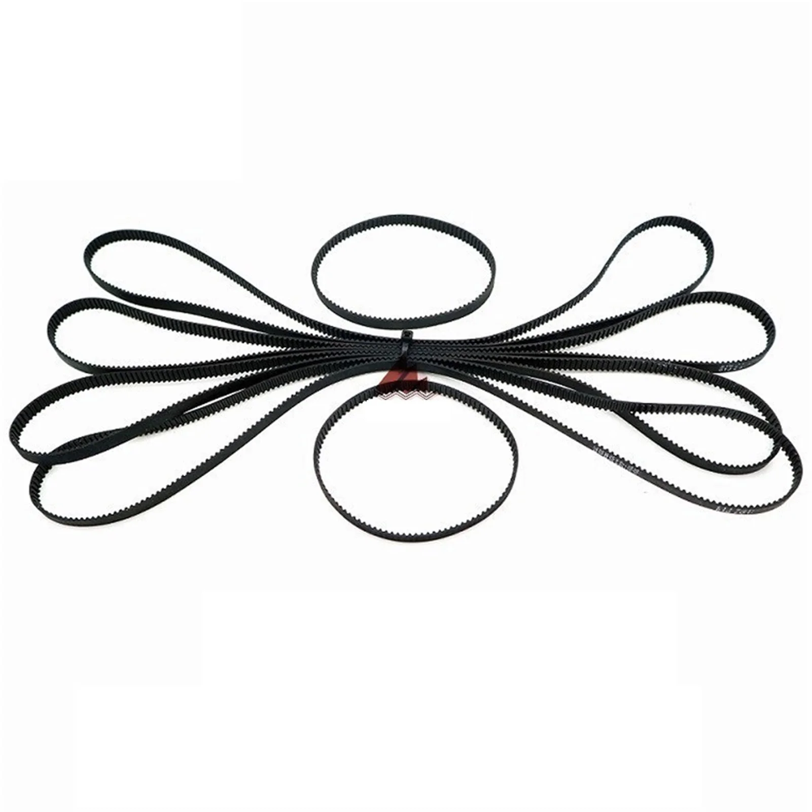 

3D Printer Parts GT2 Closed Loop Timing Belt, Rubber 2GT 6mm, 124 126 128 130 132 134 136 138 140 142 144 146 148 150mm