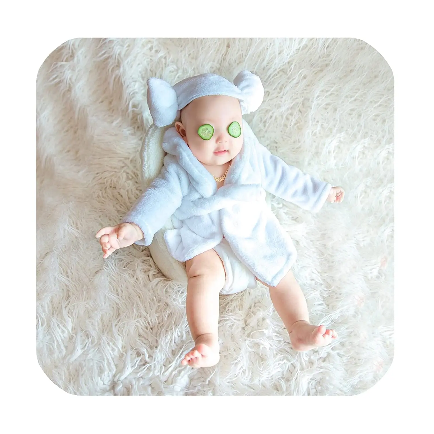 Newborn Baby Photography Photo Props Costume Bathrobes Bath Towel Blanket Baby Wrap Photo Shoot Studio Accessories for Boy Girl