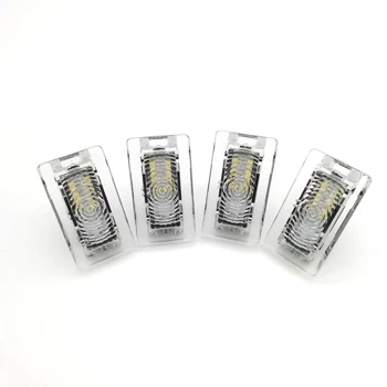 

4Pcs Car White LED Interior Light Door Lamp Trunk Light 12V 6000K For Tesla Model 3 S X
