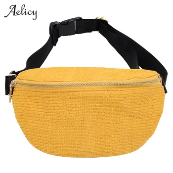 

Aelicy Women Beach Pockets Shoulder Chest Bag Waist Pack Fashion New Women Waist Pack Female Belt Bag Phone Pouch Bags Brand
