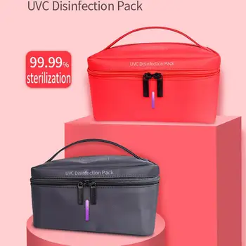 

UVC Portable Sterilization Pack Multifunctional LED USB charging Ultraviolet Outdoor, Indoor Disinfection Bag Organizer bags