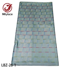 Африканский Базен Riche ткань Африканская Adire Kampala Bazin 5 ярдов Базен красочные парчи ткань 10 ярдов/лот LBZ-26