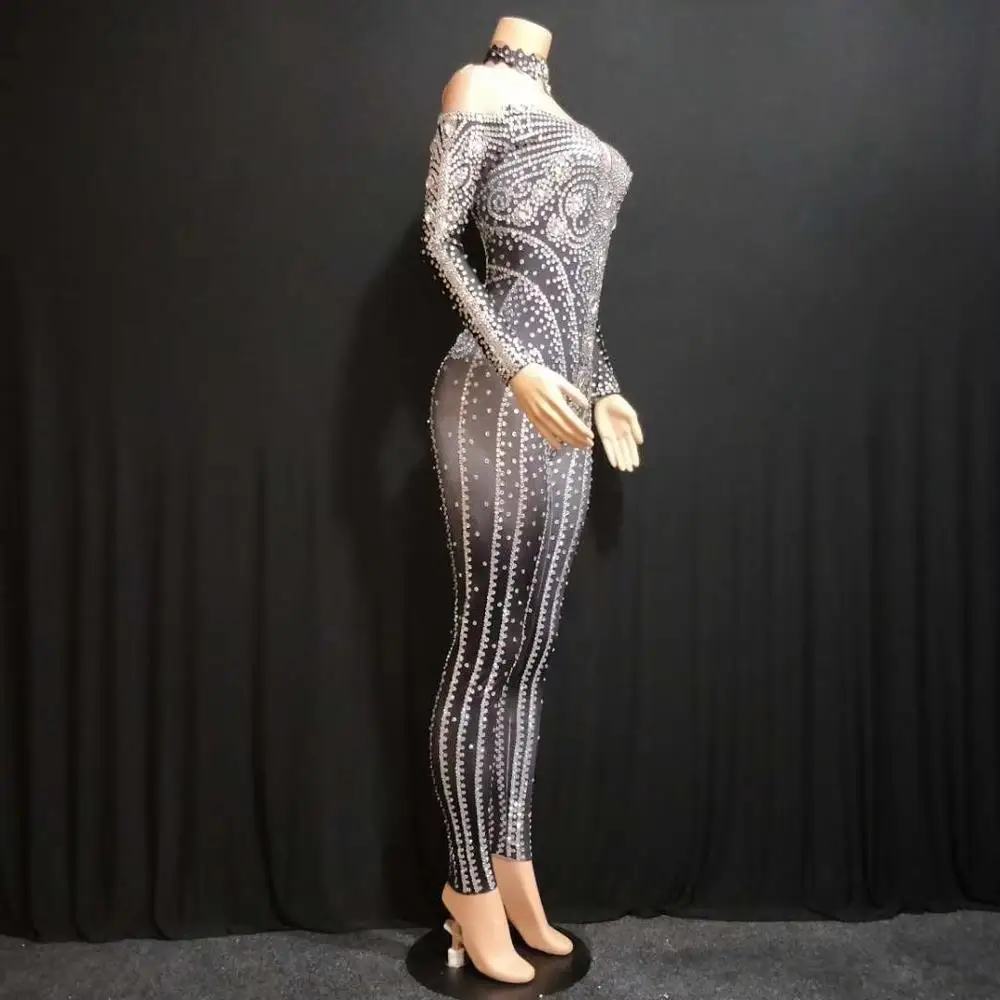 Black Women's Long Sleeves Skinny 