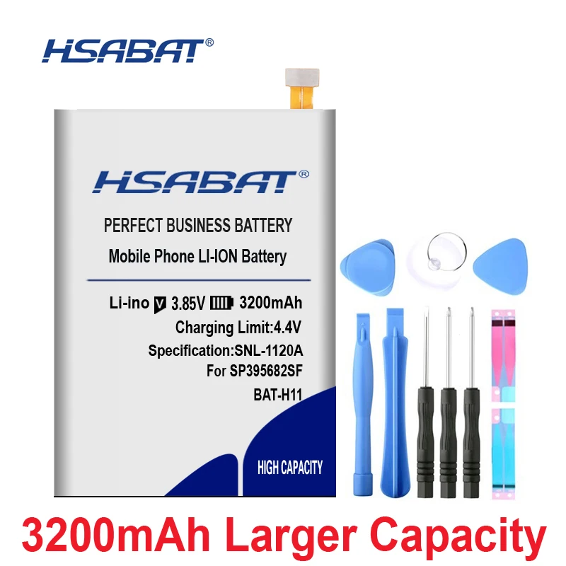 HSABAT 0 Cycle 3200mAh BAT-H11 Аккумулятор для acer SP395682SF высококачественный запасной аккумулятор для мобильного телефона