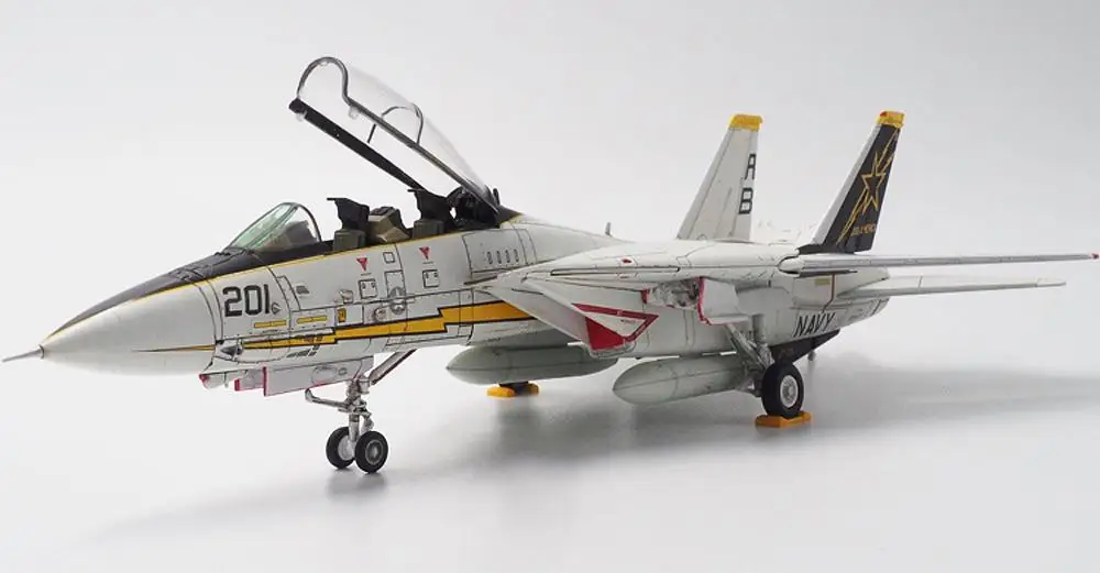 Калибр крылья США F-14A мужской Кот VF-33 1/72 литой самолет модель самолета