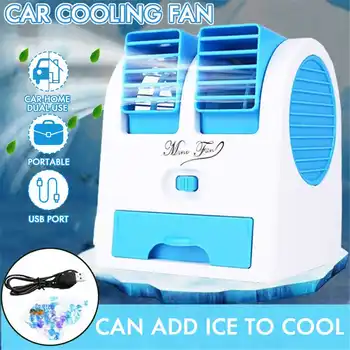 

Mini Portable Air Conditioner Multi-function Humidifier Purifier USB Cool Cooling Fan Desktop Air Cooler Fan For Car Home