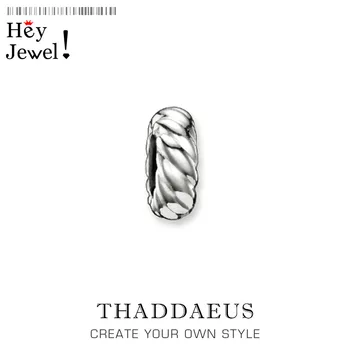 

Beads Stoppers Cord Look,2020 925 Sterling Silver Gift Fits Bracelet Thomas Necklace Karma Charms European Jewelry Accessories