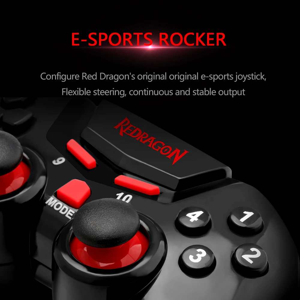 Redragon SEYMUR2 G806-1 12 кнопок проводной геймпад для Xbox 360 nintendo Switch Playstation PC PS2 PS3 контроллер Джойстик триггеры