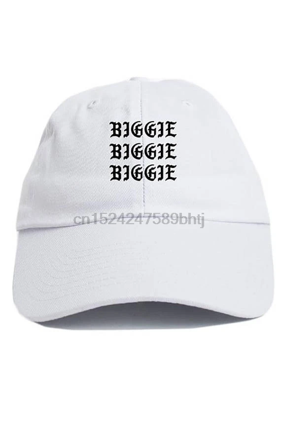 Biggie Dad Hat регулируемая бейсболка-белый
