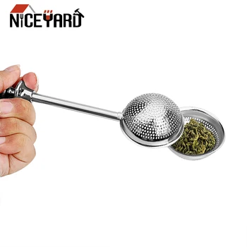 

NICEYARD Stainless Steel Tea Infuser Sphere Locking Spice Tea Ball Strainer Mesh Infuser Tea Filter Strainers Kitchen Tools