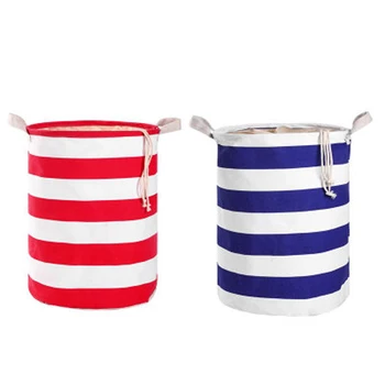 

Stripe Storage Bags Kids Toy Storage Bag Drawstring Backpack Baby Clothes Clothings Laundry Bag Children Room Organizer Pouch