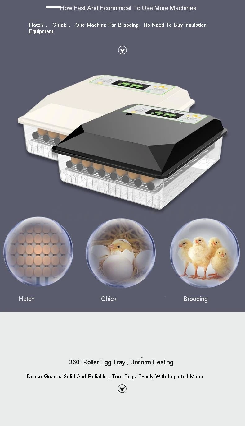 Incubator Automatic Small Household Type Mini Incubator Small Egg Hatching Box Chicken Duck Goose Incubator