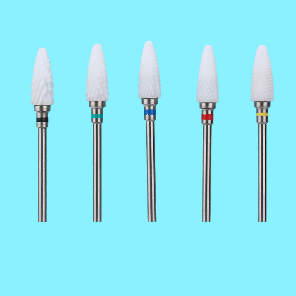 Milling Cutter Nail Drill Bits For Manicure 1pcs Ceramic Electric Burr Machine Accessories